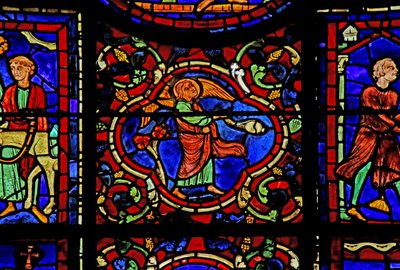 Scene from the Life of St. Martin, Chartres Cathedral by French School